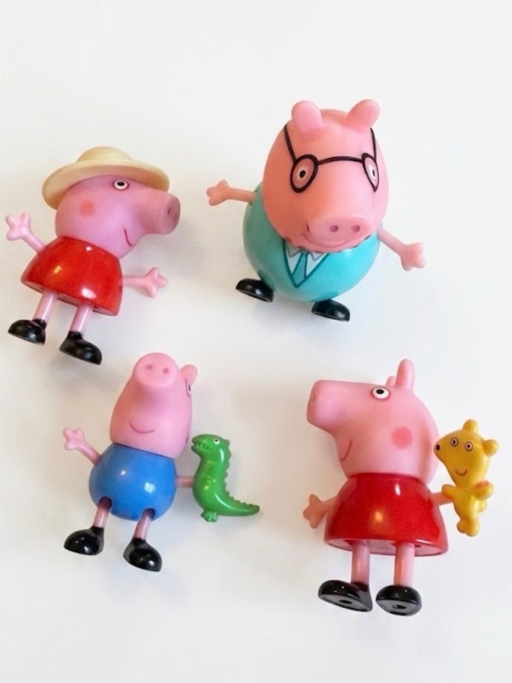 Peppa Pig Family Mini Figures Accessories Daddy Pig George Jazwares Kids Toys